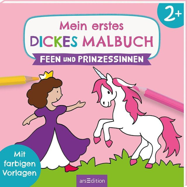 Mein erstes dickes Malbuch Feen und Prinzessinnen von Vedes, Corina Beurenmeister - Bild 1