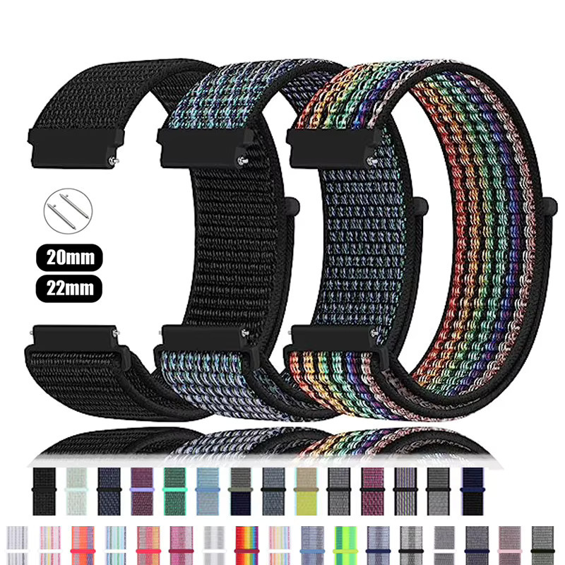 Uhrenarmband Nylon, Schwarz, Unisex - Bild 2