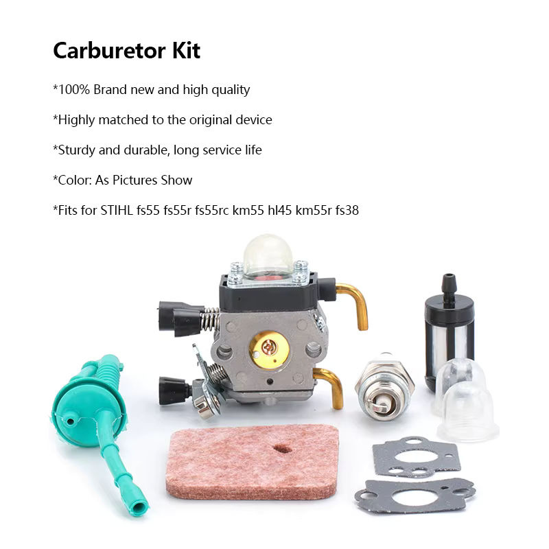 CMCP Vergaser-Set mit Luftfilter und Leitungsdichtung für Stihl Fadentrimmer FS55 FS55R FS55RC KM55 HL45KM55R FS38 - Bild 4