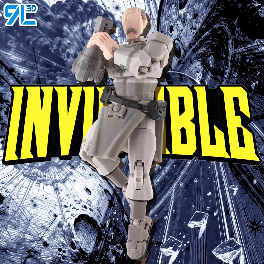 9L3D Dummy13 Lucky13 Conquest Actionfigur, Roboter, Grau - Bild 2