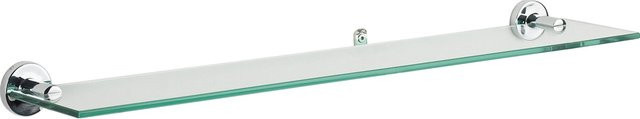 Spirella Wandablage Atlantic in Chrom und Glas, Breite: 60 cm - Bild 1