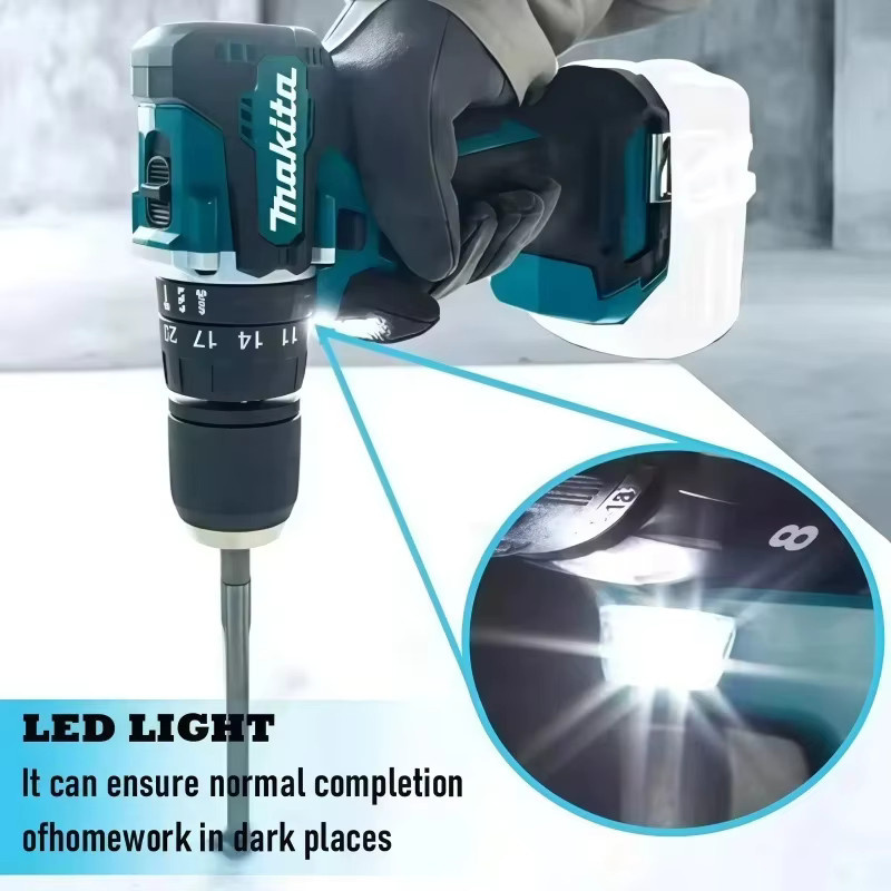 Makita DDF487 Akku-Schrauber-Bohrer 18V LXT mit bürstenlosem Motor - Bild 4