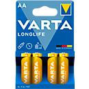 Varta Longlife AA Mignon Batterien Alkali-Mangan 2800 mAh 1,5V 4er Pack - Bild 3