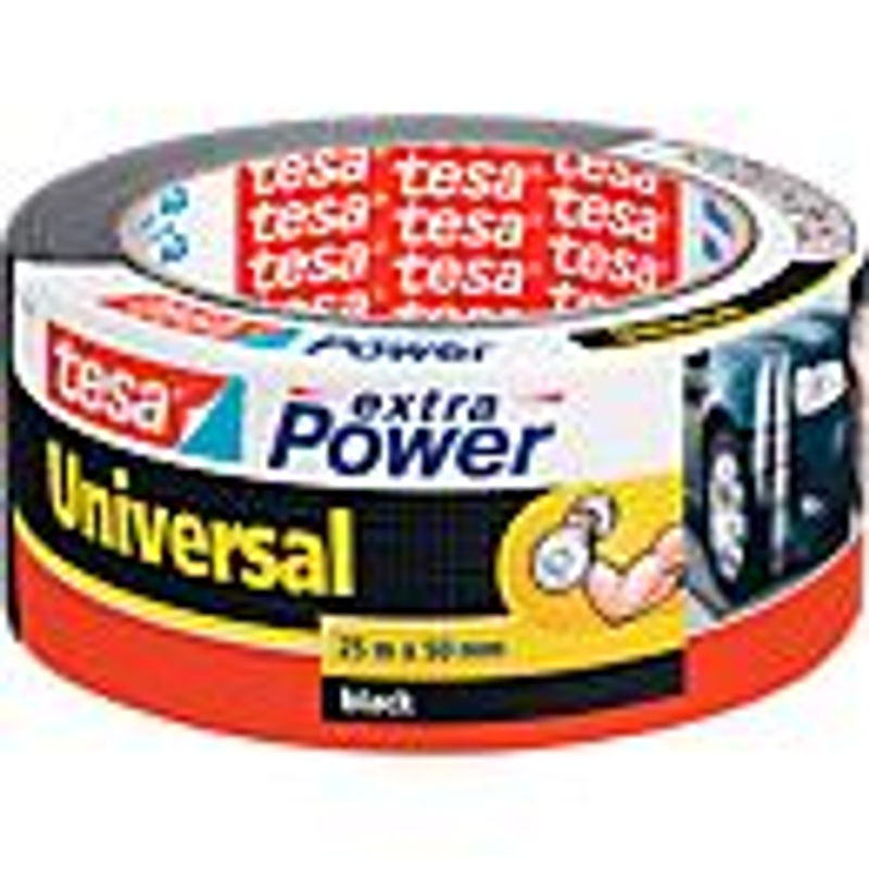 tesa extra Power Universal Gewebeklebeband Schwarz B: 50 mm, L: 25 m - Bild 3