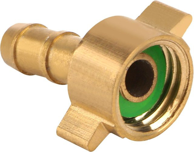 CosyHome Schlauchverbinder Reducer G1/4 auf 8mm Gewinde aus Messing in Beige/Gold - Bild 1