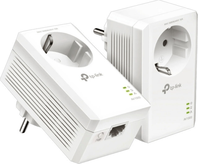 TP-Link TL-PA7017P Powerline Adapter Kit 1000 Mbit/s mit Ethernet/LAN in Weiß - Bild 1