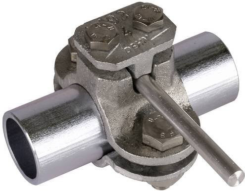 DEHN Erdungsrohrschelle 407012 ERS 21 AS4.10 TG STTZN in Silber - Bild 1