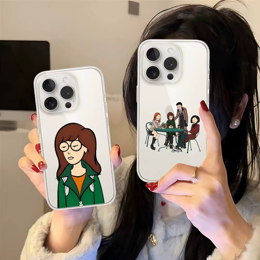 D-DARIA M-MORGENDORFFER Luxuriöse Handyhülle in Transparent für iPhone 11 bis iPhone 17 Pro Max Modelle mit weichem Stoßstangen-Schutz - Bild 2