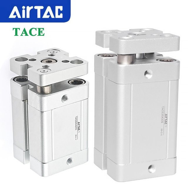AirTAC Compact TACE Doppeltwirkender Pneumatikzylinder mit Joch in Silber - Bild 1
