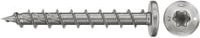 Fischer PowerFast II Spanplattenschraube aus Edelstahl in Silber, Durchmesser: 6,0 mm, Länge: 50,0 mm, mit Halbrundkopf und Torx-Antrieb - Bild 1