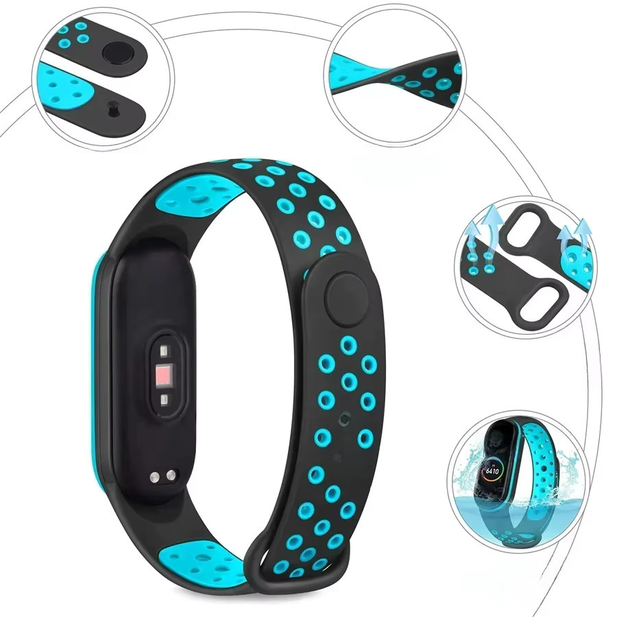 Xiaomi Uhrenarmband Silikon, Schwarz, Unisex - Bild 5