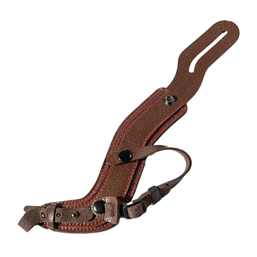 Wsellda Leder-Kamera-Handschlaufe für Spiegelreflexkameras in Schwarz, ergonomisch und wasserdicht mit doppeltem Verschluss - Bild 7