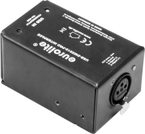 Eurolite USB-DMX512 PRO MK2 DMX Interface in Schwarz mit USB-C Anschluss - Bild 1