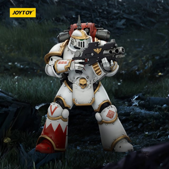JOYTOY Warhammer 40K Horus Heresy Vorn World Eaters MKIII Taktische Space Marine Actionfigur, 1/18 Sammlerfigur - Bild 1