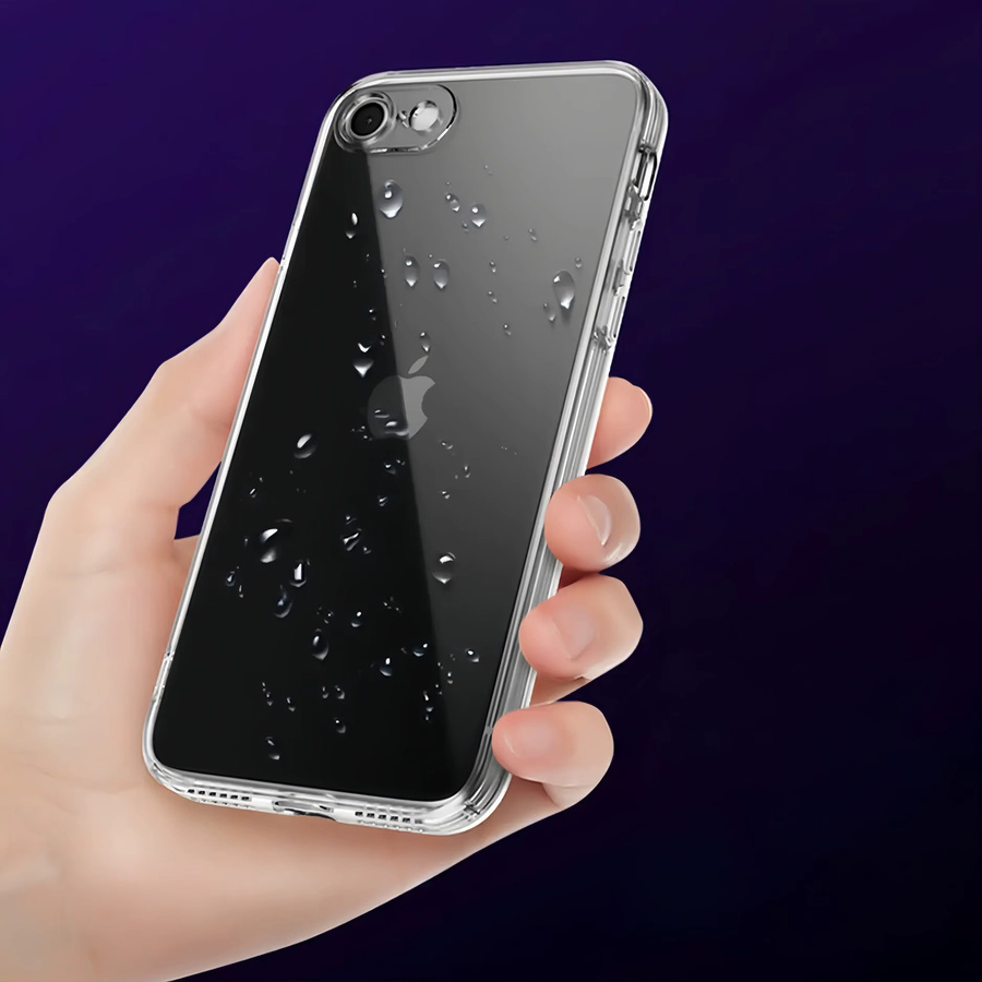 Stoßfeste Handyhülle für Apple iPhone 17e und iPhone 16e mit Displayschutzfolie, vergilbungsfrei und transparent - Bild 3