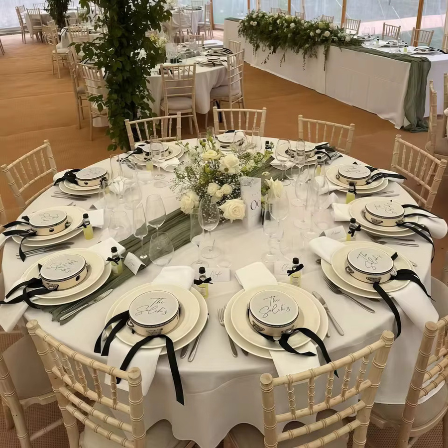 ZQNYCY Tamburin Hochzeitstrommel, 6-teiliges Set, Geräuschmacher Requisiten - Bild 2