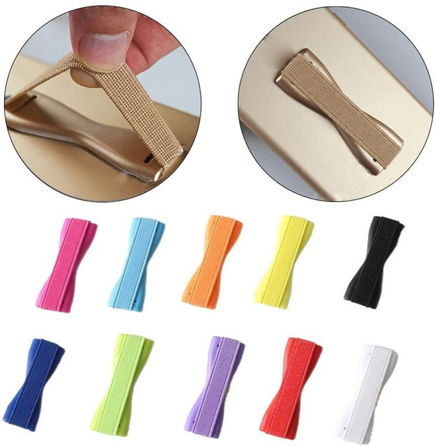 MIIQNUS Elastischer Handy-Fingergurt als universeller Halter für dein Smartphone in Pink - Bild 1