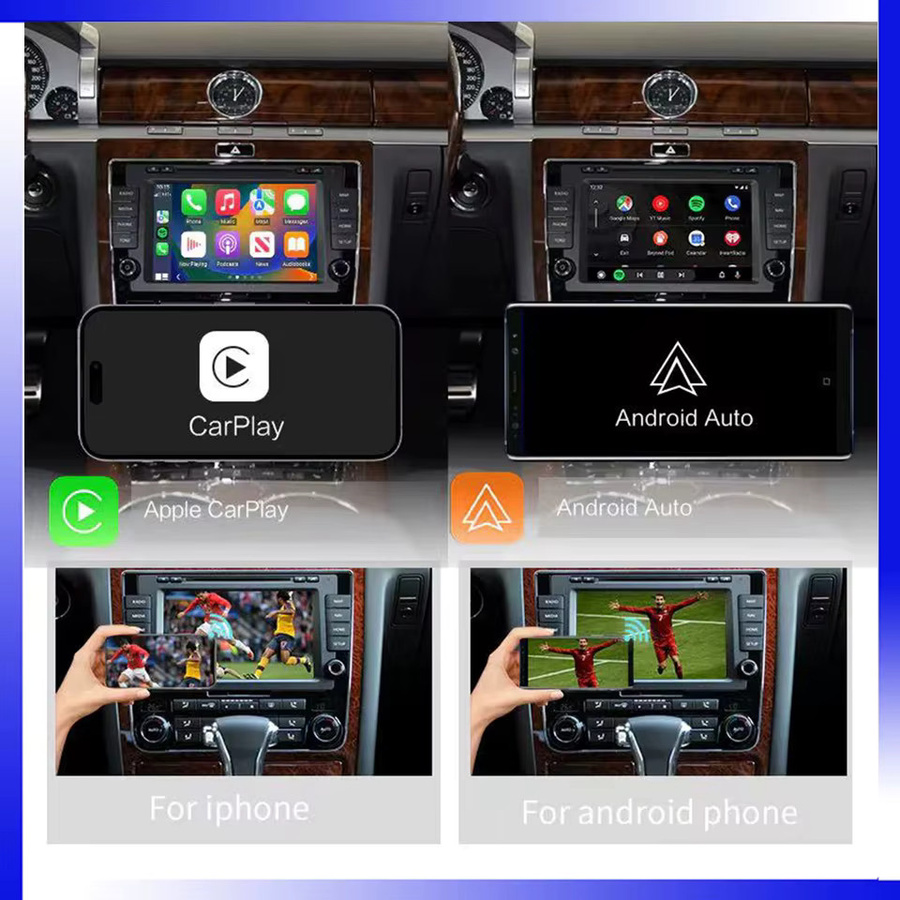 RideMedia Android-Modul für VW Phaeton Touran CC Passat mit CarPlay, Airplay, Siri, GPS und Bluetooth in Schwarz - Bild 4