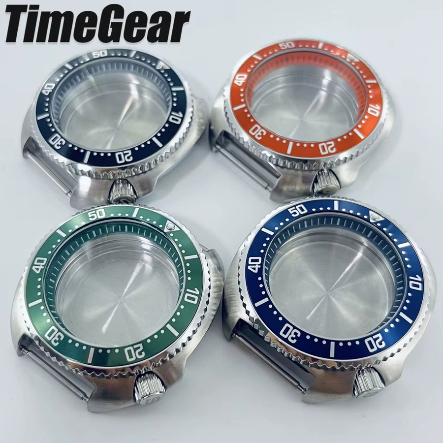 AETEEY Uhrengehäuse Turtle, 44 mm, Abalone, Schräge Lünette - Bild 1