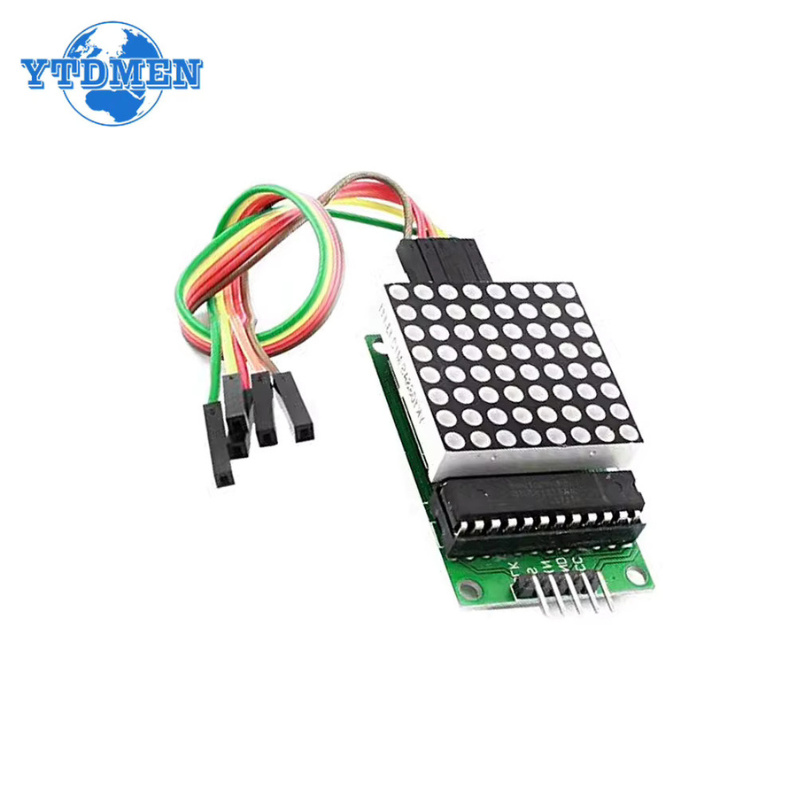 YTDMEN MAX7219 Dot LED Matrix Modul 8x8 mit Gemeinsamer Kathode für Arduino, 5V Schnittstelle - Bild 2