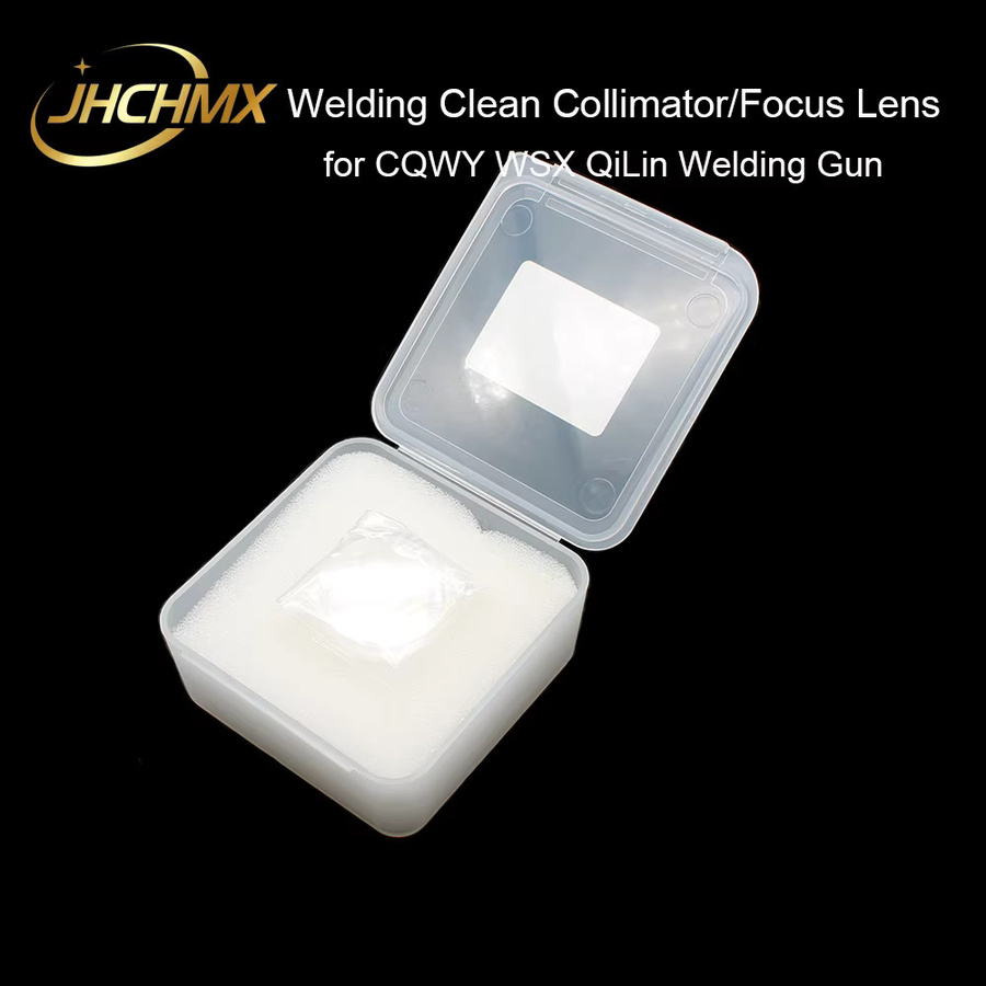 JHCHMX Kollimator Fokuslinse D16/20 für Laser Handschweißpistolen, transparent, D20*4.5-F150 - Bild 2