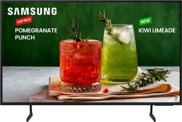 Samsung BE85D-H BED-H Series Crystal UHD Smart TV mit 85 Zoll Diagonale, 4K UHD, LED-Hintergrundbeleuchtung, Tizen OS, Digital Signage, Schwarz - Bild 1