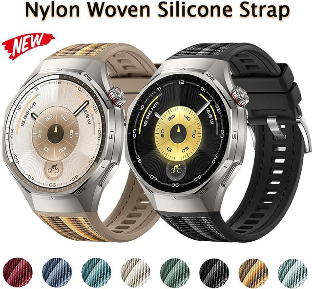 Huawei Uhrenarmband Silikon, Schwarz, Unisex - Bild 1