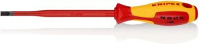 Knipex Slim Schraubendreher für Schlitzschrauben 98 20 65 SL, rot, Länge: 262 mm - Bild 1
