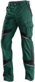 Kübler ActiviQ Damenhose 2550 in Moosgrün/Schwarz mit Reflexstreifen und Kniepolstertaschen, Größe 40 - Bild 1