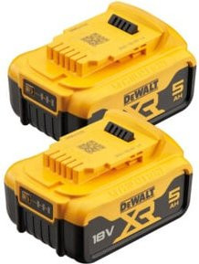 DeWalt XR Akku-Starterkit DCB184P2-XJ 18V 5,0Ah 2er Set - Bild 2