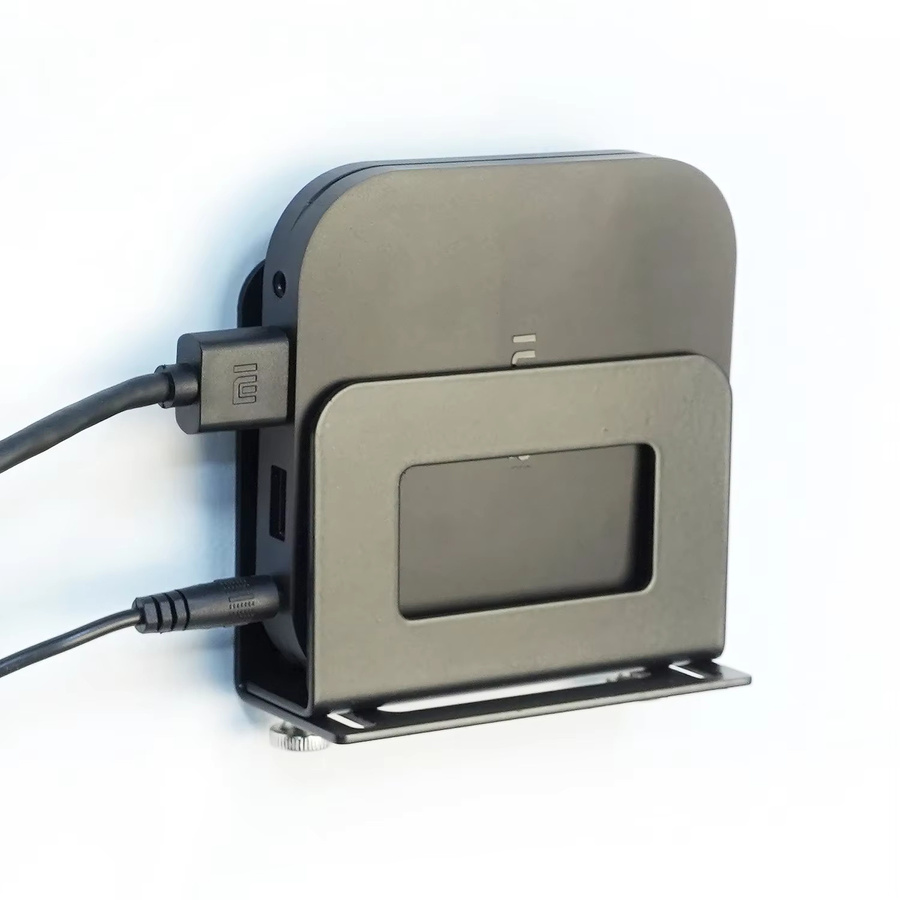 Monzlteck verstellbare Wandhalterung für Apple TV 3/4/4k, Router, Modem und Medienspieler in Schwarz - Bild 1
