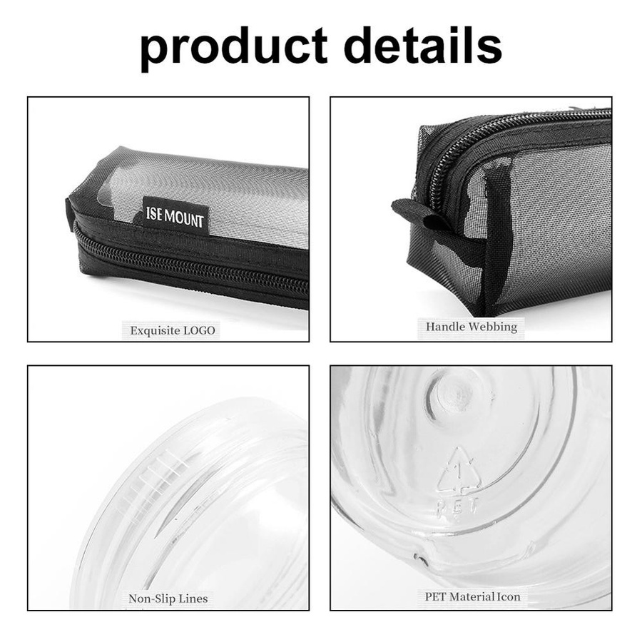 Tragbares Outdoor Camping Gewürzflaschen-Set aus transparentem Material zum Spleißen für Picknick und Barbecue - Bild 6