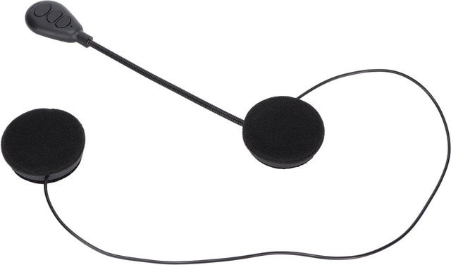 Igeteck Bluetooth Motorradhelm Headset in Schwarz mit automatischer Anrufannahme und Lautstärkeregelung - Bild 1