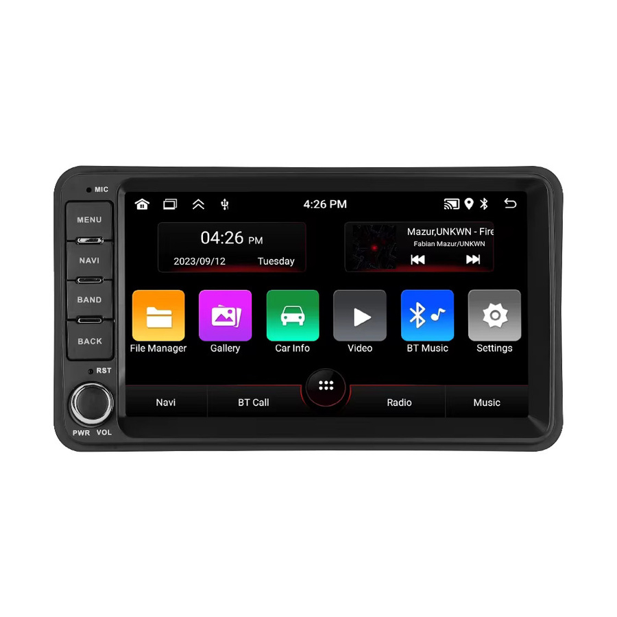 MEKEDE Android Auto Multimedia Player für Suzuki Jimny 2007-2012 mit GPS und Wi-Fi, 2DIN Autoradio in Schwarz - Bild 5