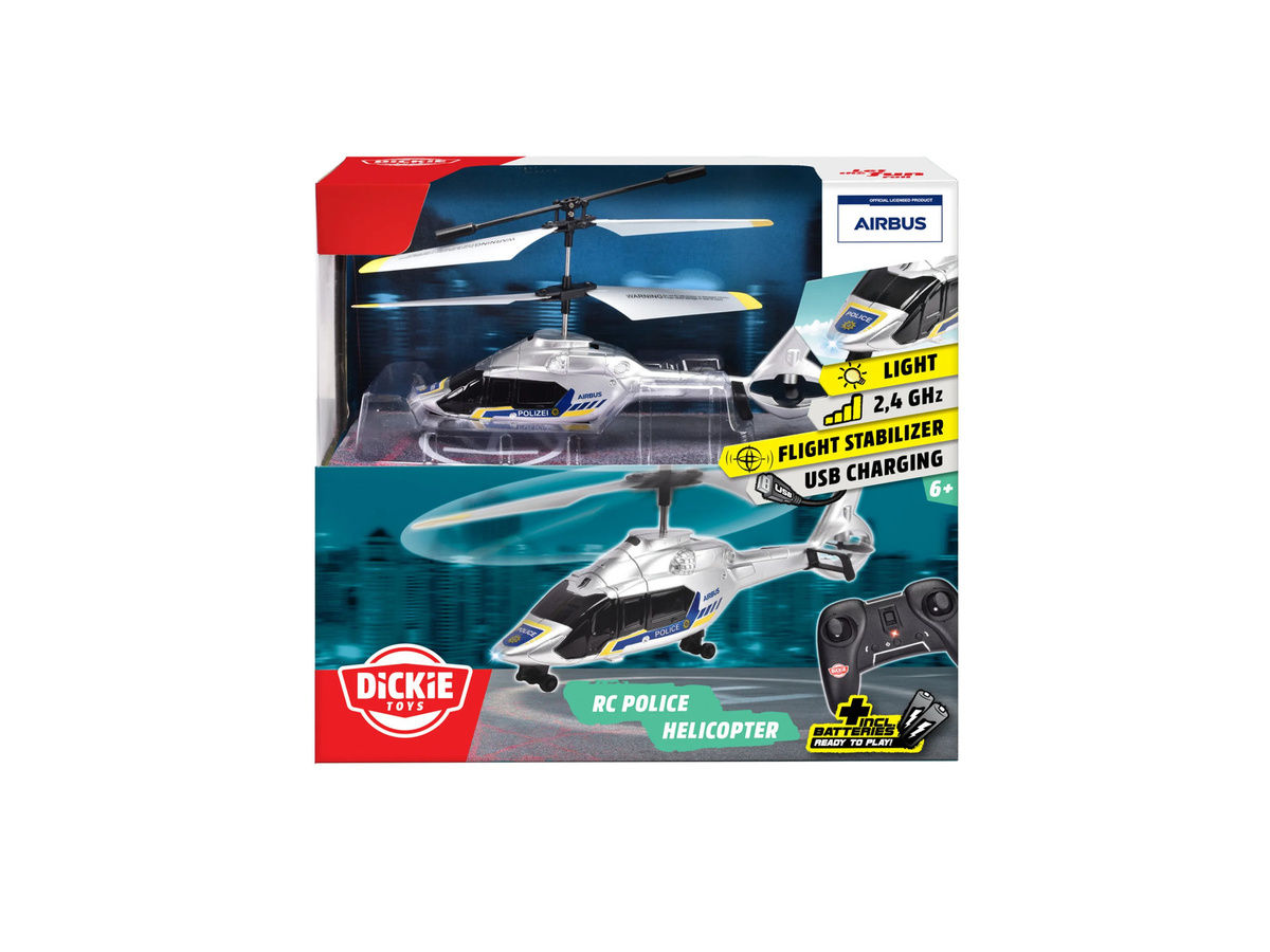 Dickie Toys Airbus H160 RC Police Helicopter ferngesteuerter Hubschrauber - Bild 2
