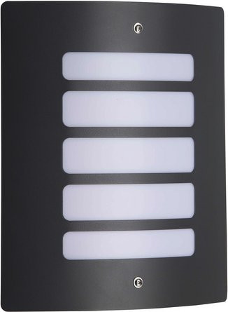 BRILLIANT Außenwandleuchte TODD in Grau, modern und spritzwassergeschützt nach IP44, E27 Fassung für bis zu 60W - Bild 1