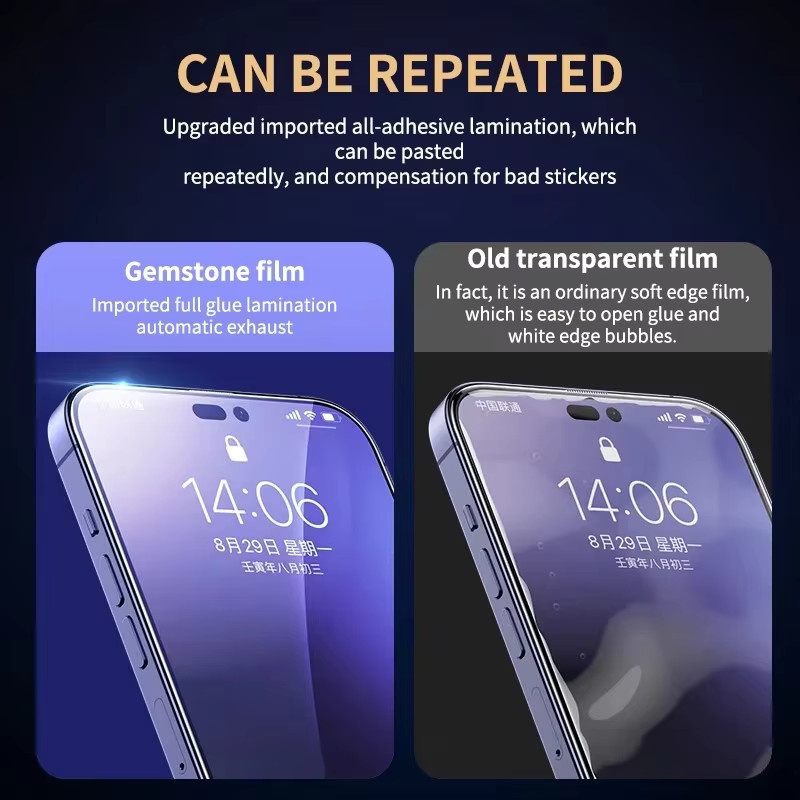 Blaulichtschutz Panzerglas für Samsung Galaxy S26 Pro S25 Edge S24 FE Plus Ultra A57 A37 A27 A17 A07, transparent - Bild 3