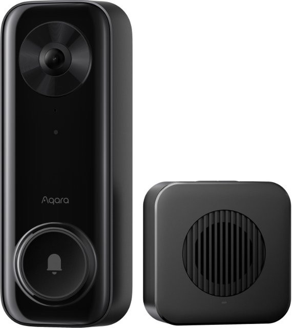Aqara Doorbell Camera G400 Select 2K-Videotürklingel mit Chime und PoE, Schwarz - Bild 2
