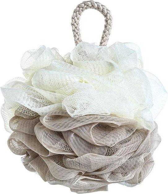 Super Six Duschball, zweifarbige Schaumbadblume, kaffeebraun, Unisex - Bild 1
