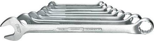 Gedore Ringmaulschlüsselsatz 1 B-08A 8-teilig aus Chrome Vanadium in Silber - Bild 1
