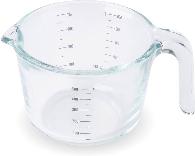 Fackelmann Messbecher aus Glas, transparent, 500 ml - Bild 1