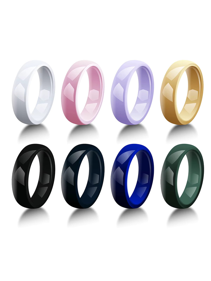 PINANNIE Keramikring, 6mm, Schwarz, Unisex - Bild 1