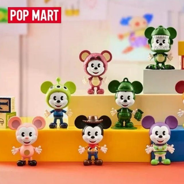 POP MART Disney Pixar Mickey Meets Mickey REMIXED, Blind Box, Puppe, Anime Figur - Bild 1