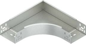 Niedax Bogen RES 60.200 aus Stahl in Silber, B/T/H: 20,2 x 6,0 x 60,2 cm - Bild 1
