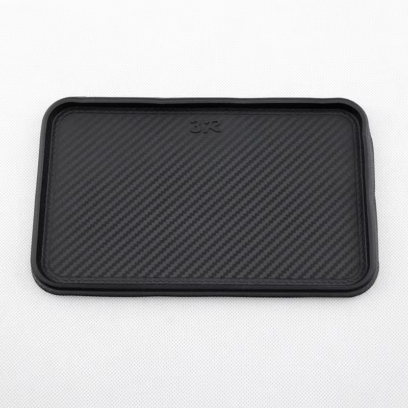 SUITU Anti-Rutsch Matte für das Auto Armaturenbrett in Schwarz, B: 20 cm, T: 12,8 cm - Bild 2