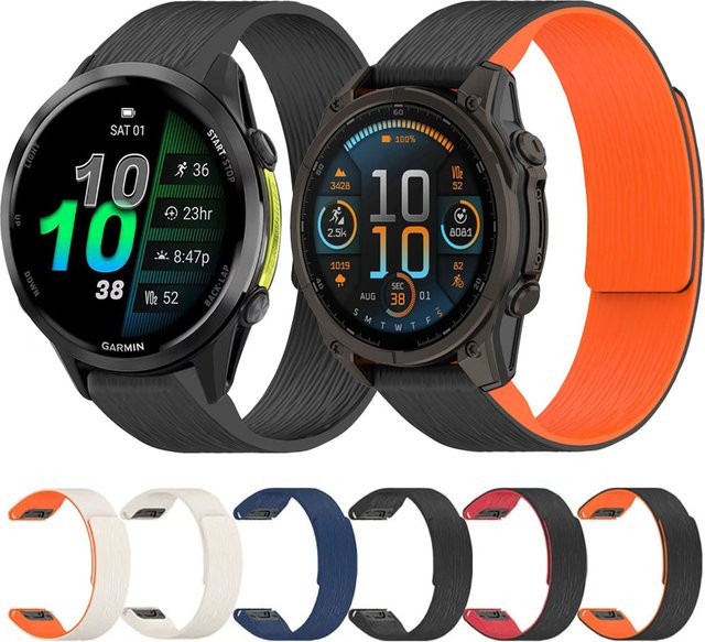 Quick Fit Silikonarmband, Schwarz, Unisex - Bild 1