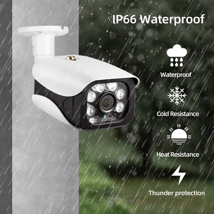 XMEYE 8MP 4K AHD CCTV-Überwachungssystem mit Gesichtserkennung und 8 wetterfesten BNC-Kameras für den Außenbereich - Bild 4