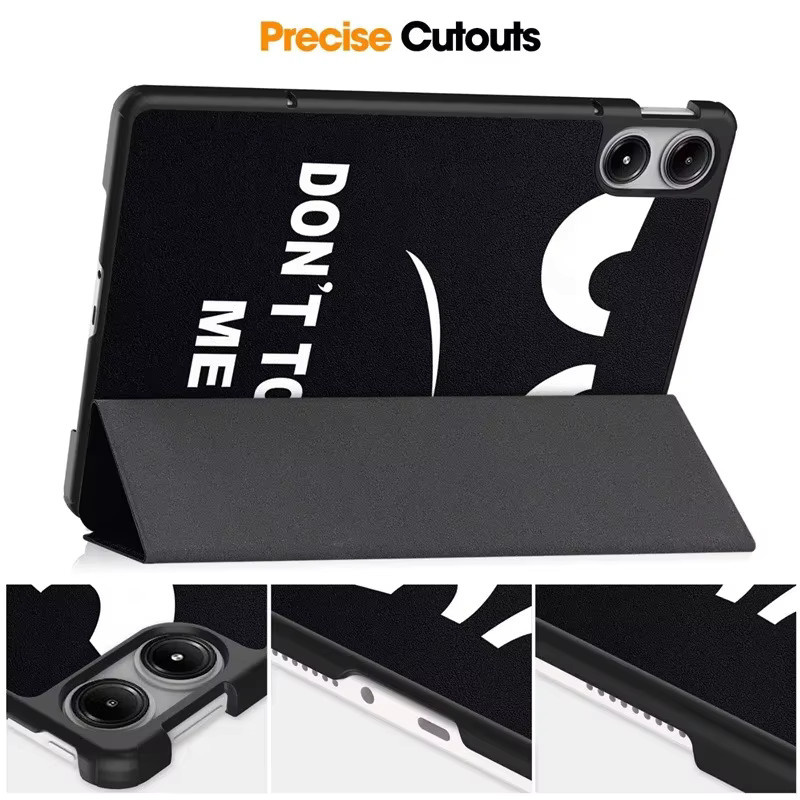 Smart Leder Abdeckung für Xiaomi Redmi Pad Pro 12,1 Zoll mit Tri-Folding Stand in Schwarz oder Grün - Bild 3