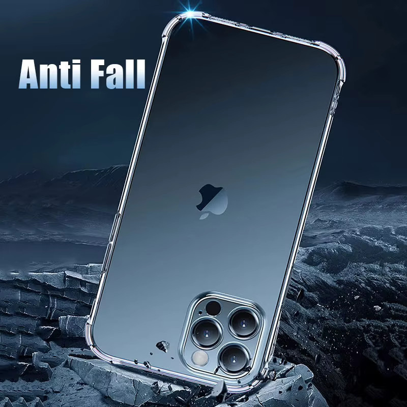 Ultradünne transparente Silikon Handyhülle für iPhone 11 bis iPhone 17 Pro Max und weitere Modelle von BOMNRU - Bild 4