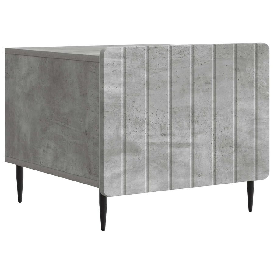vidaXL Couchtisch modern in Betongrau aus Holzwerkstoff, B/T/H: 50 x 50 x 42 cm - Bild 1